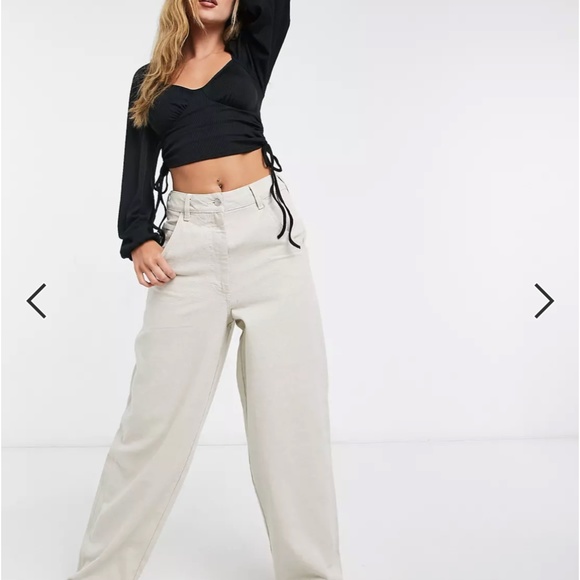 Asos - Ribbed Ruched Side Bust Top - Picture 11 of 11